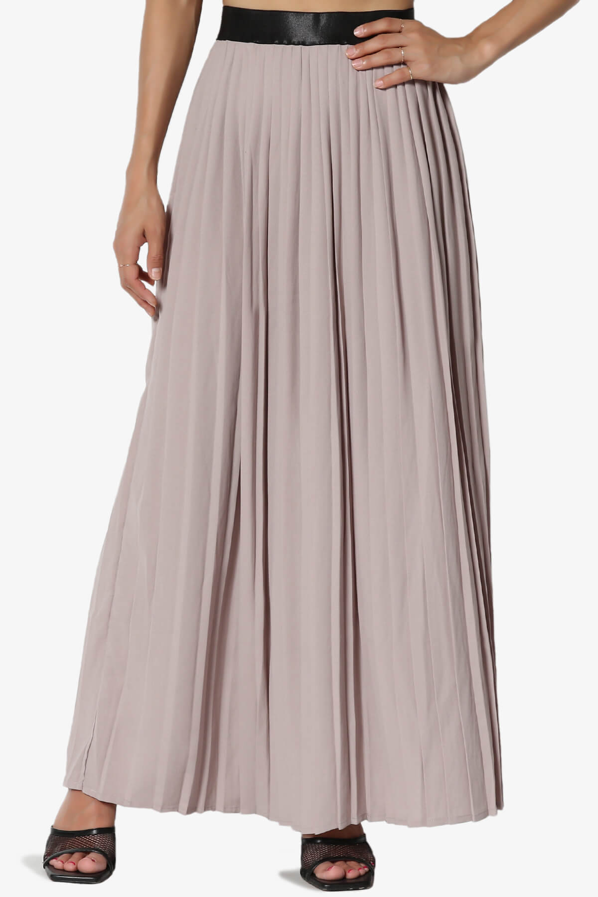 elastic waist maxi